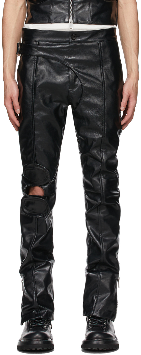 Designer leather jeans Clearance