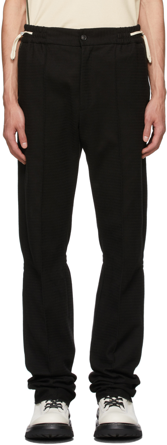 ADYAR Black Knit Trousers