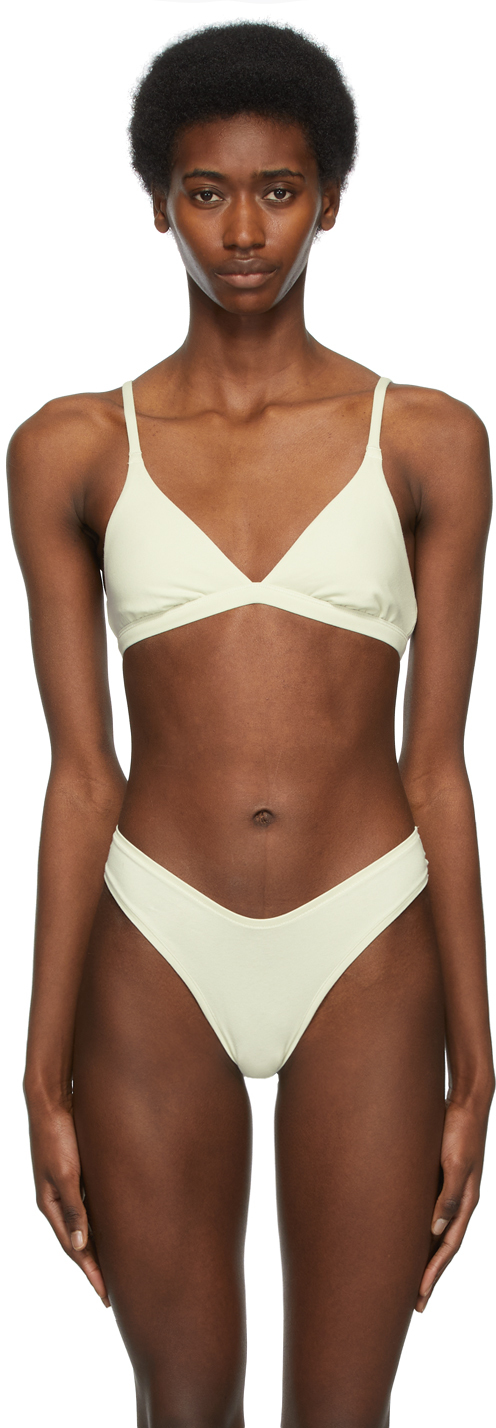 white cotton bralette