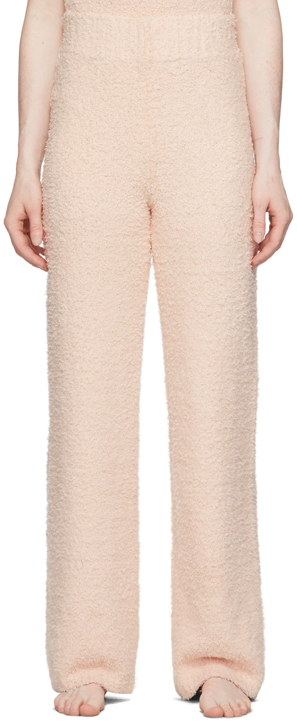 SKIMS Pink Knit Cozy Lounge Pants