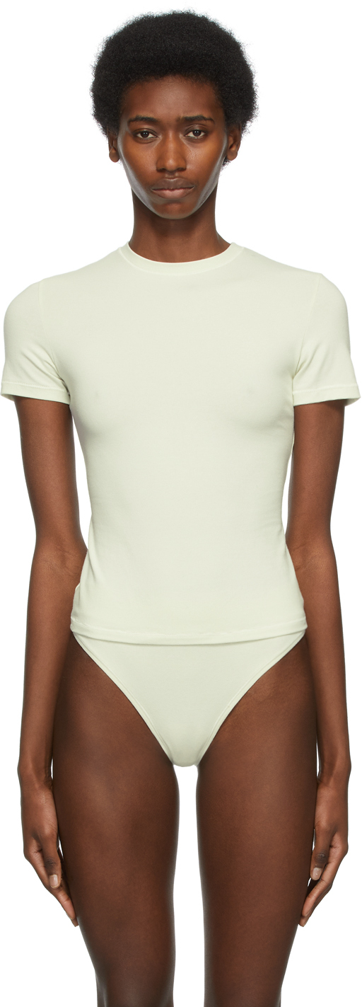 SKIMS: Off-White Cotton 2.0 Jersey T-Shirt