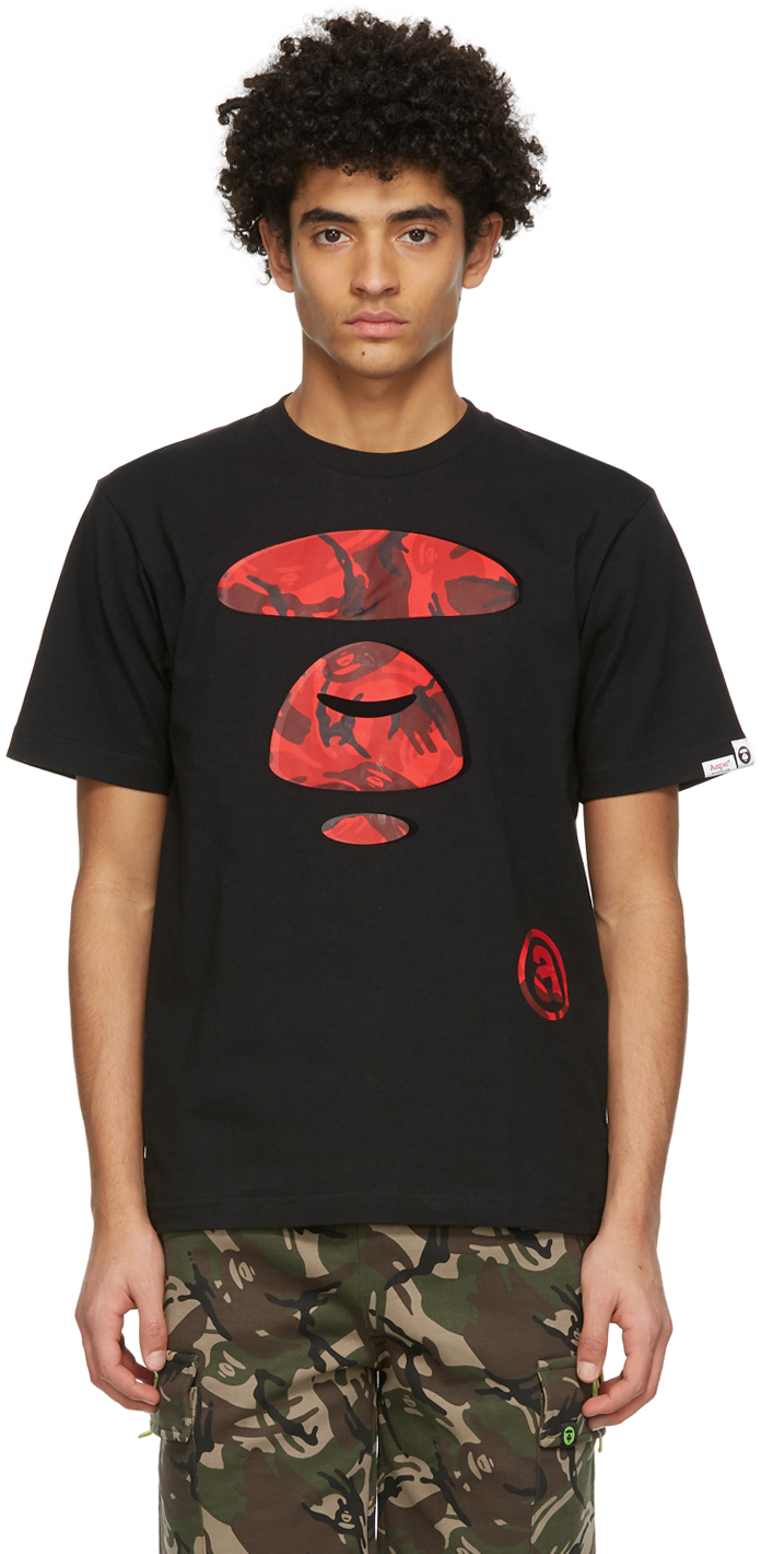 bape camo logo t shirt