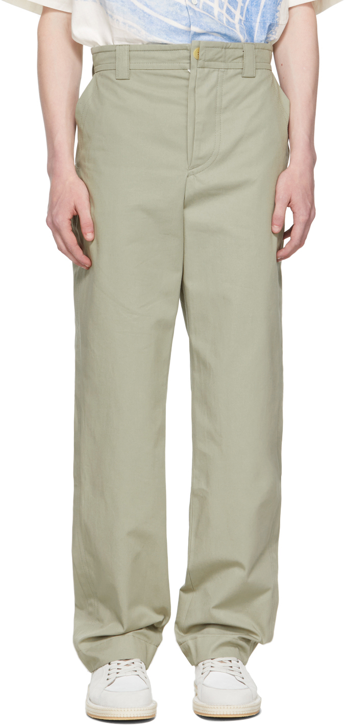 Jacquemus: Grey 'Le Pantalon De Costume' Trousers | SSENSE Canada