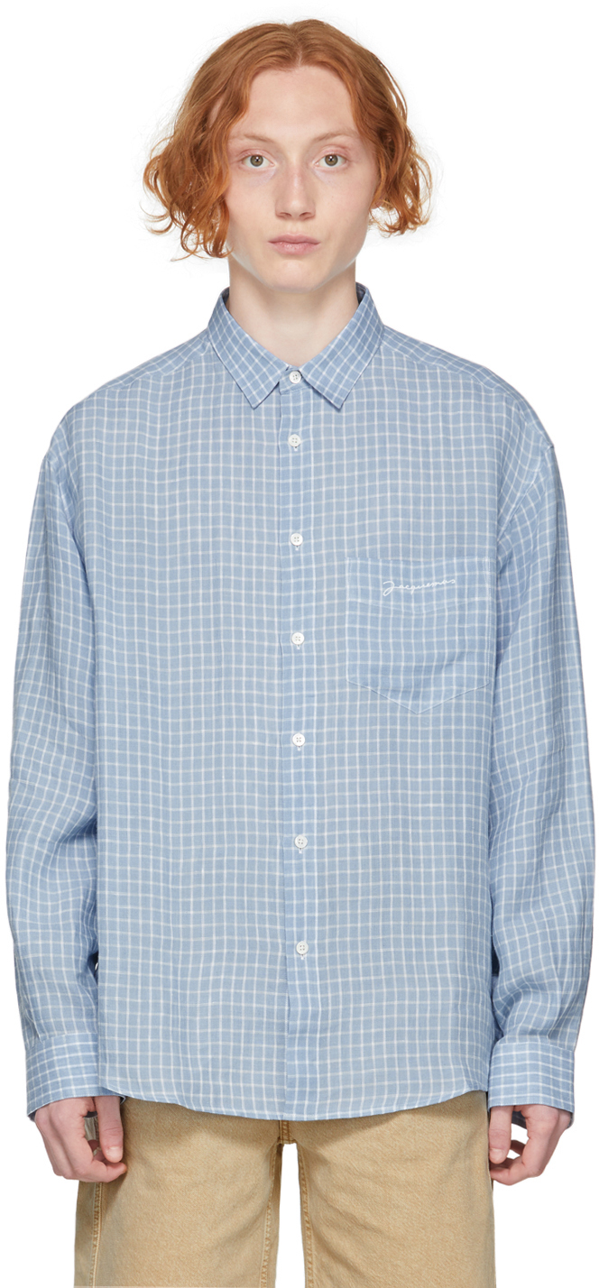 Jacquemus Blue 'La Chemise Simon' Shirt | Smart Closet