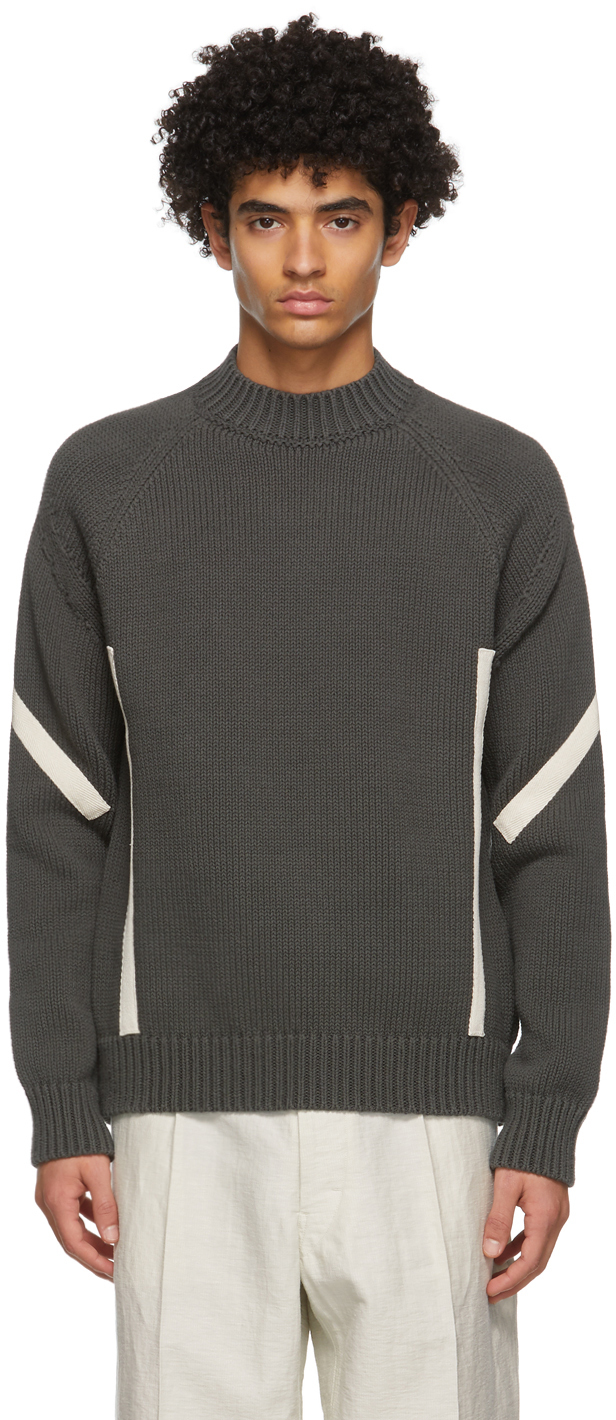 Jacquemus Grey 'Le Pull Grain' Sweater