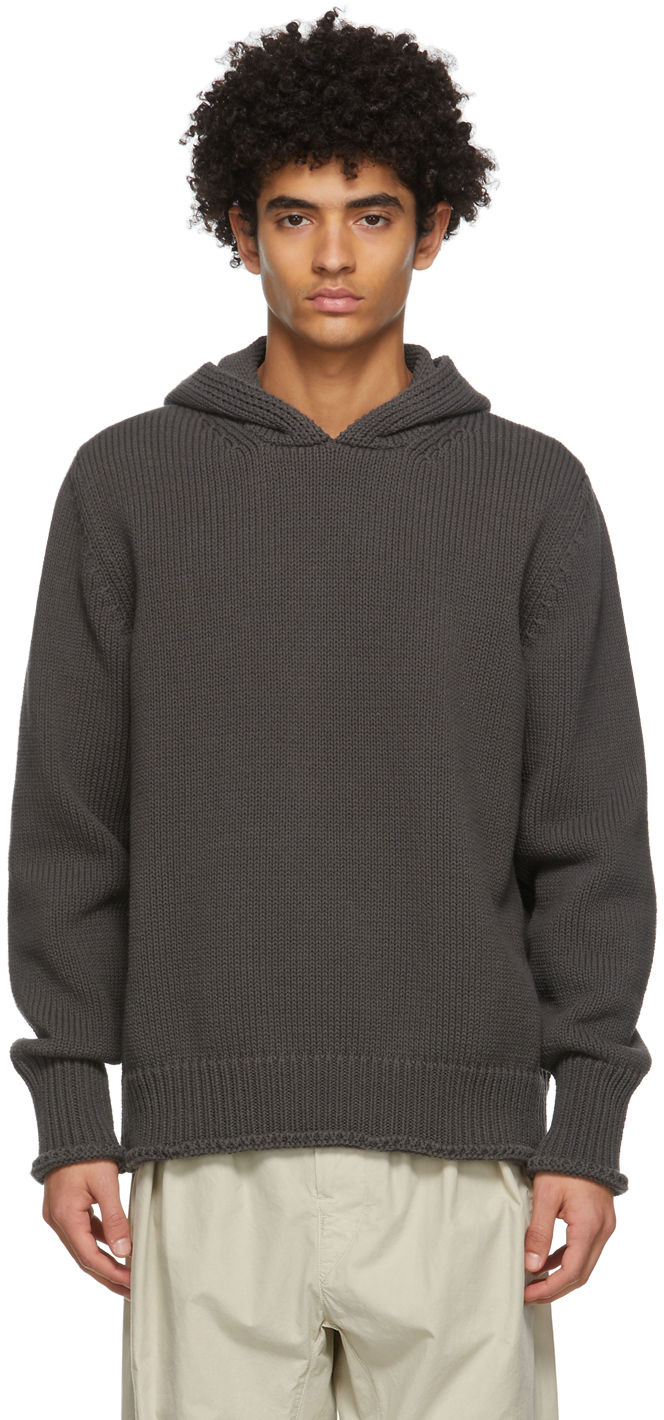 Grey 'La Maille Capuche' Hoodie by Jacquemus on Sale