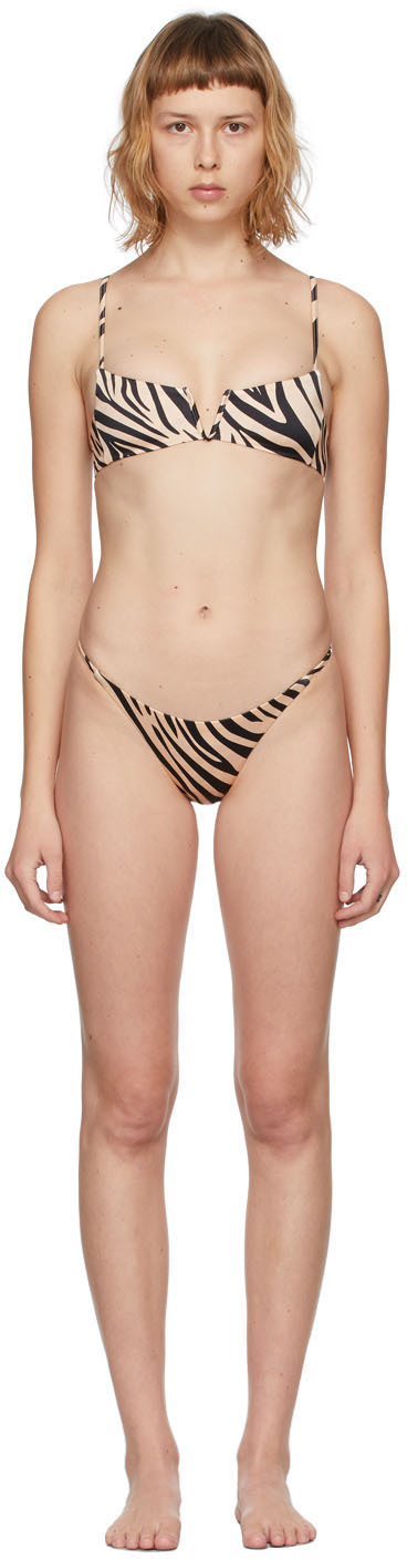 Bond-Eye Beige Zebra Can't Stop/Buffed Bikini