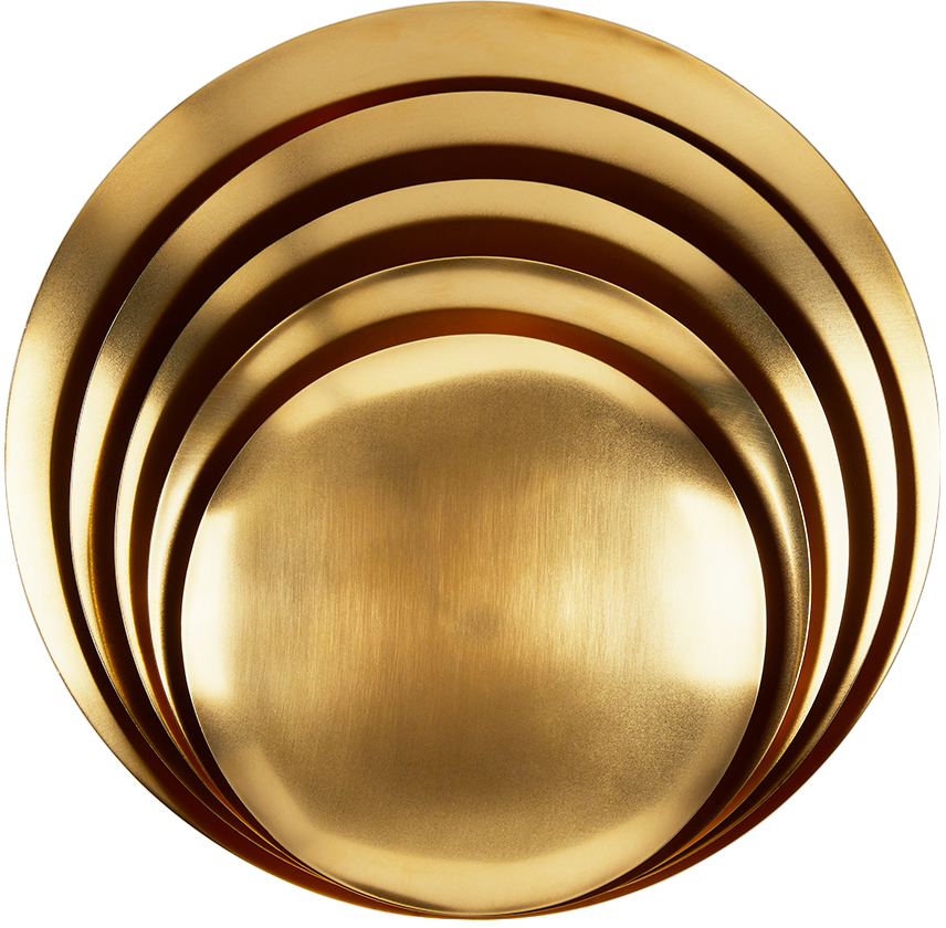 Gold Brass Large Set by Tom Dixon | SSENSE