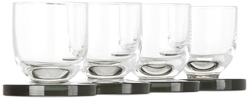 Tom Dixon Puck Set Of 4 Cordial Glasses In Clear