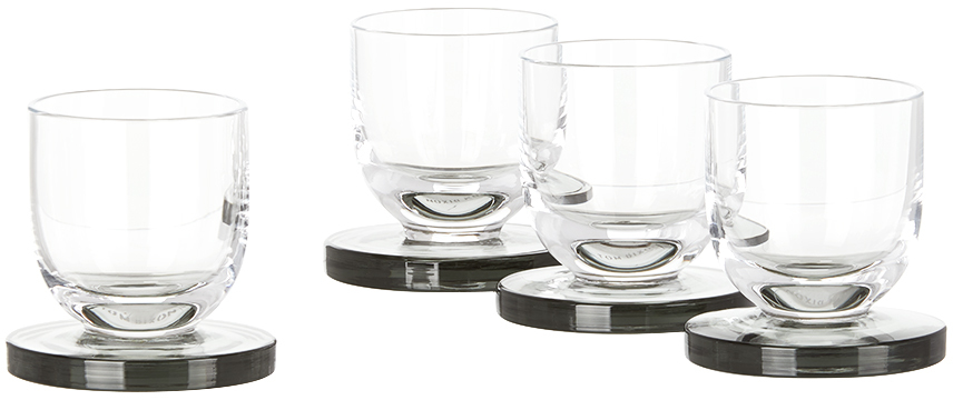 Tom Dixon Puck Set Of 4 Cordial Glasses In Clear
