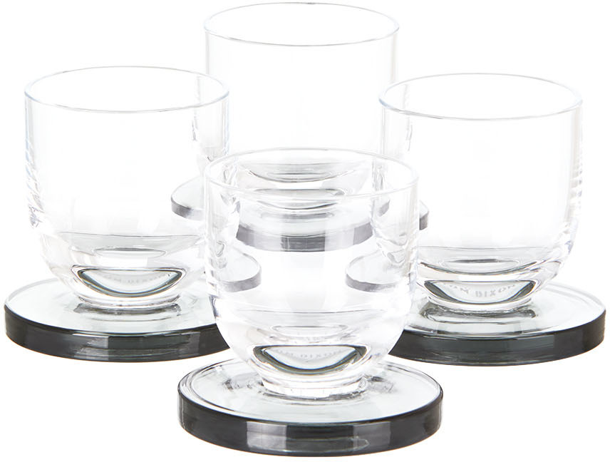 Tom Dixon Puck Set Of 4 Cordial Glasses In Clear