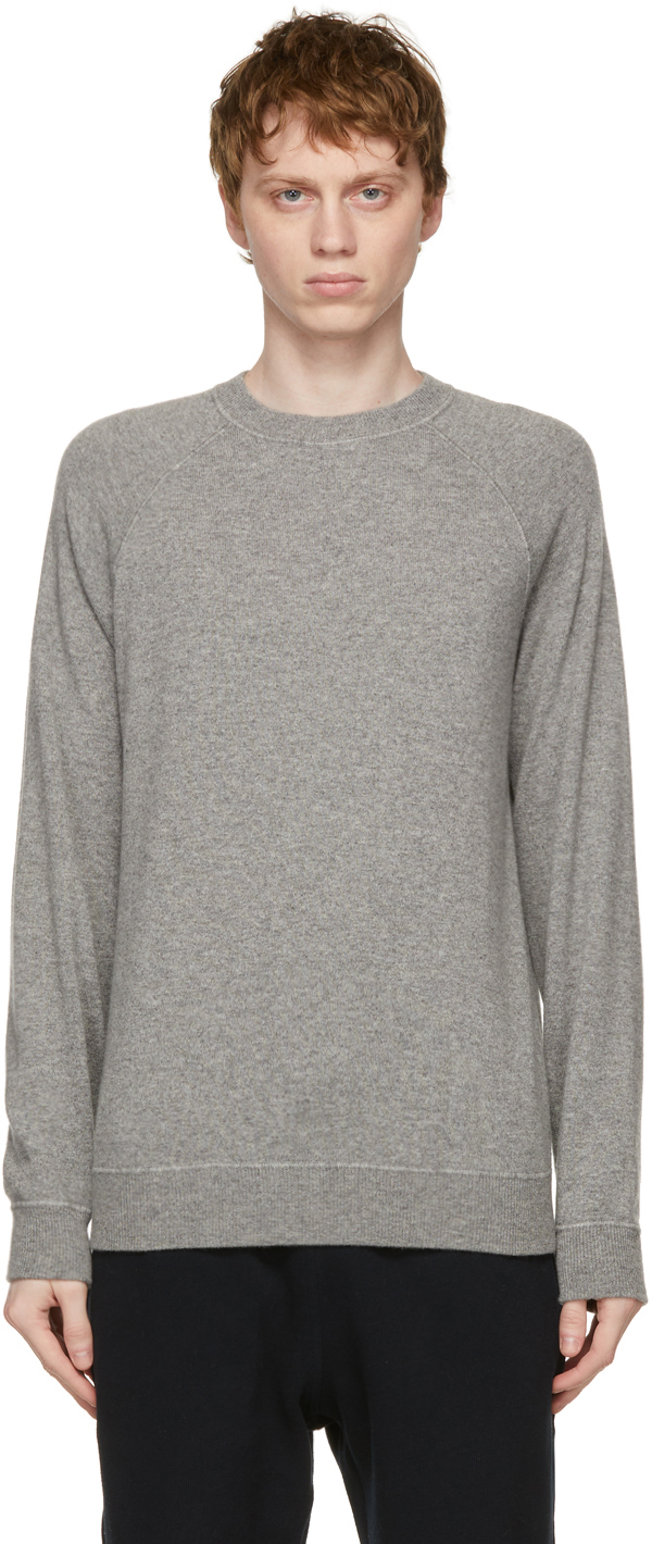Loro Piana: Grey Cashmere Silverstone Sweater | SSENSE UK