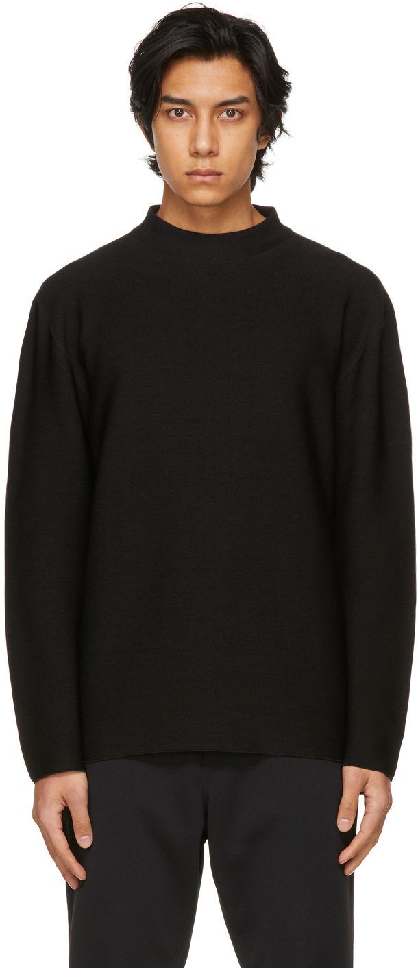 CFCL: Black Garter Long Sleeve T-Shirt | SSENSE
