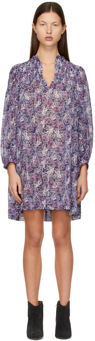 Isabel Marant Etoile: Purple Virginie Dress | SSENSE