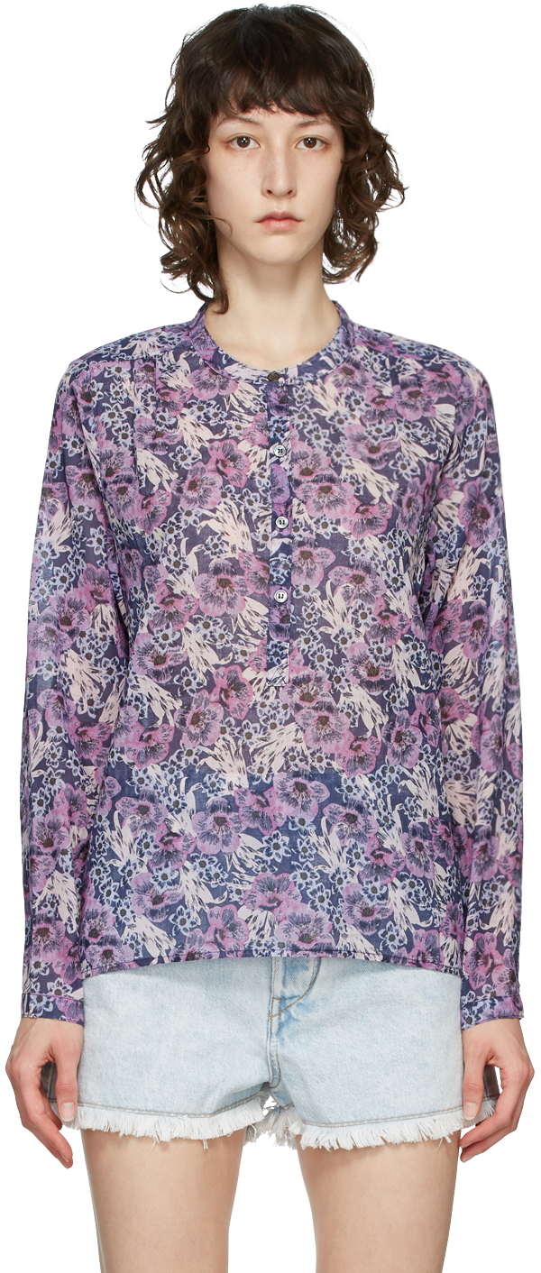 Purple Maria Blouse by Isabel Marant on Sale