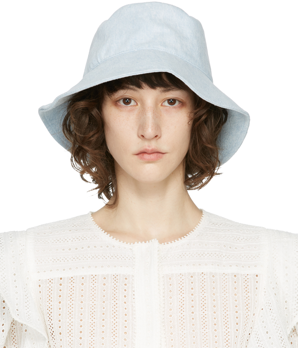 Blue Loiena Bucket Hat