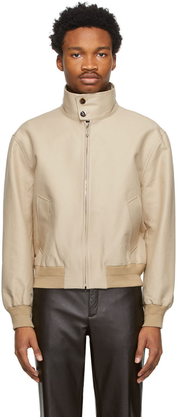 Beige Harrington Jacket