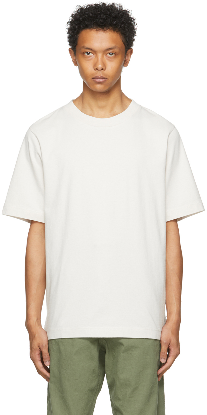 MHL by Margaret Howell Off-White Organic Cotton T-Shirt