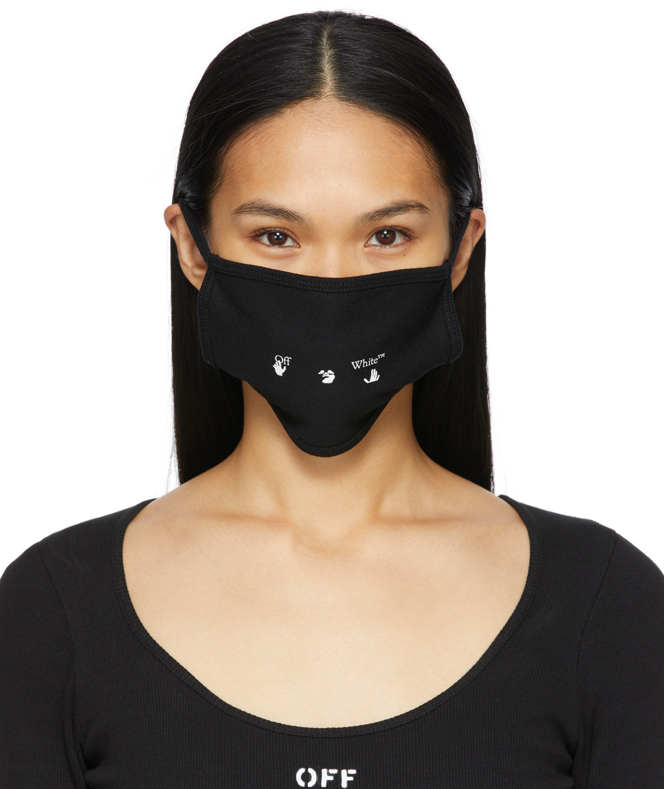 Off-white Black New Logo Mask