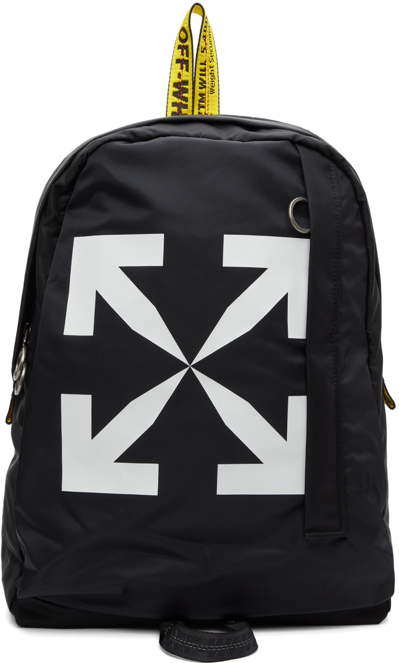 Off-White: Black Arrows Easy Backpack | SSENSE