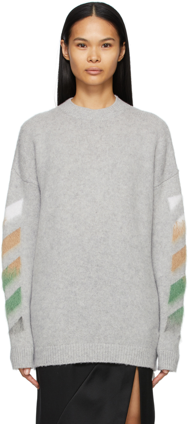 mohair white sweater