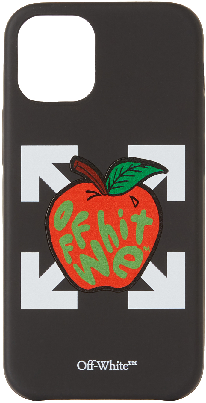 Black & Red Apple iPhone 12 Mini Case by Off-White | SSENSE