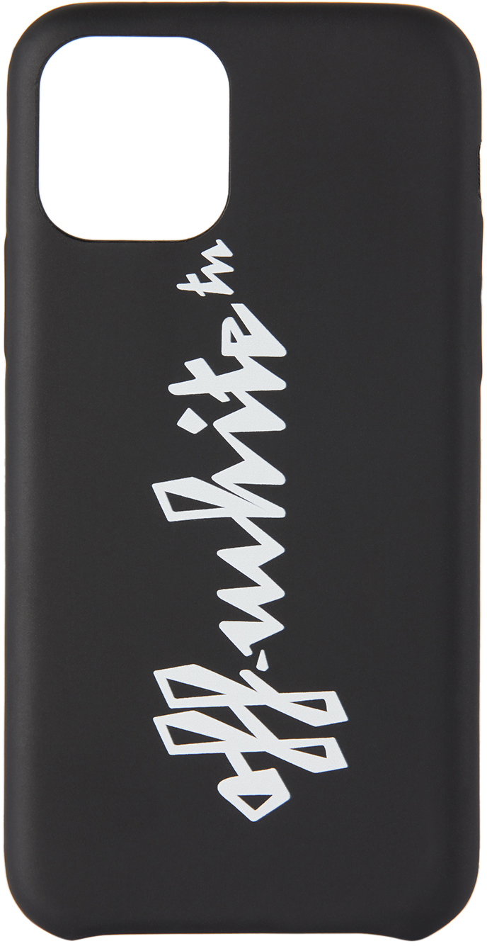 Black Logo iPhone 11 Pro Case by Off-White | SSENSE