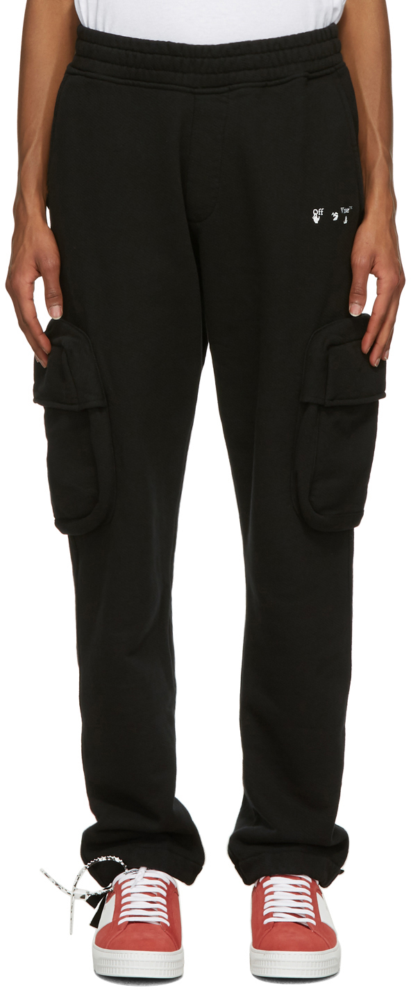 Off white black cargo pants Clearance