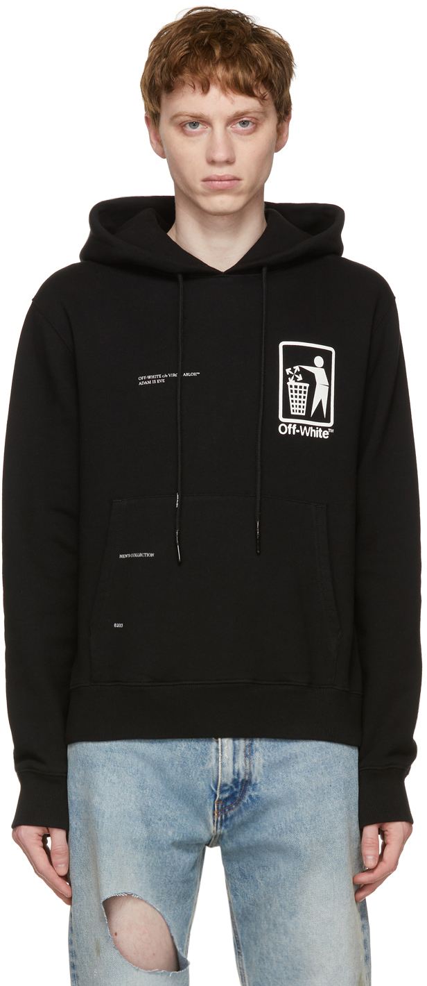 offwhite hoodie black