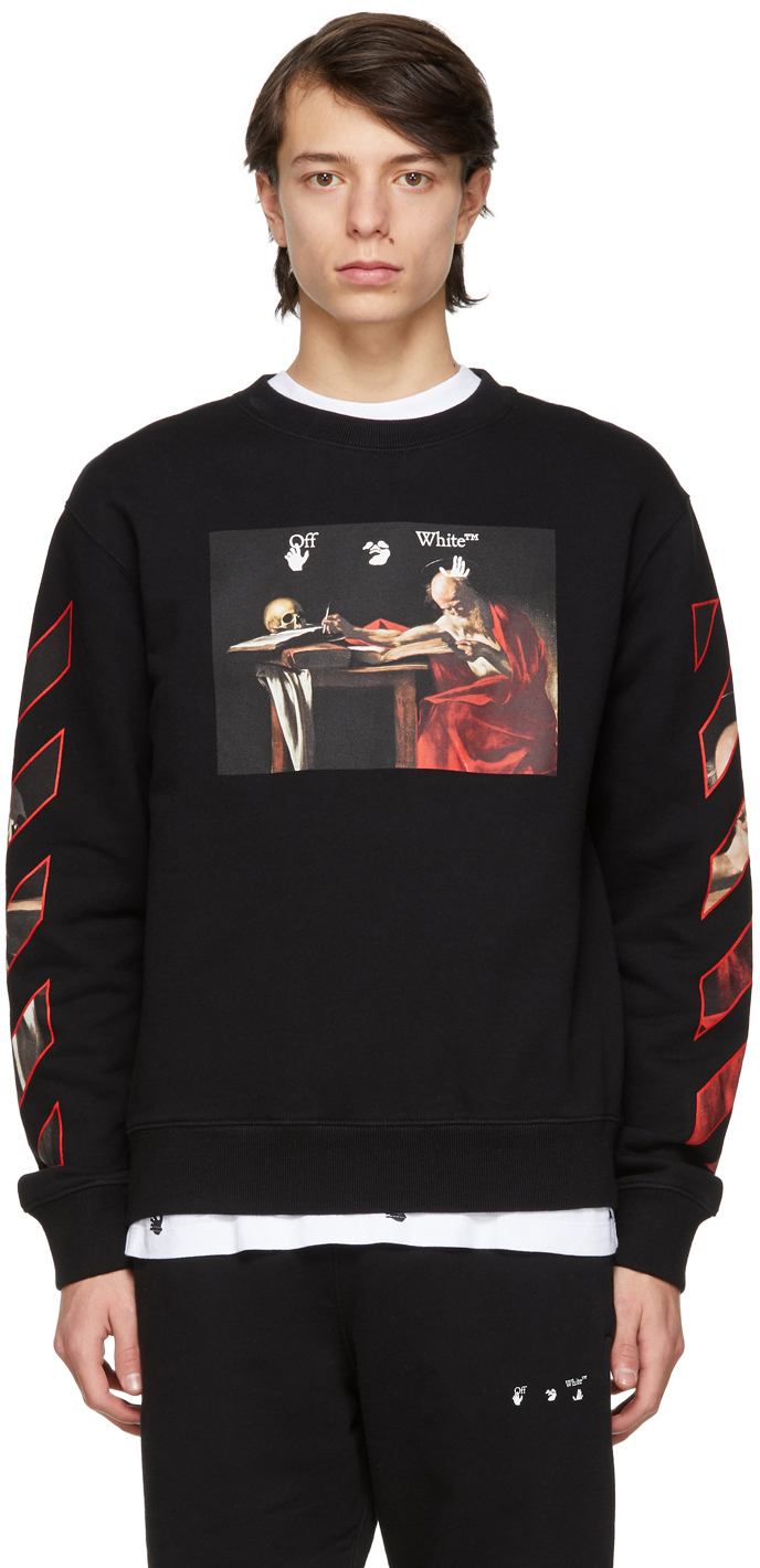 off white caravaggio crewneck