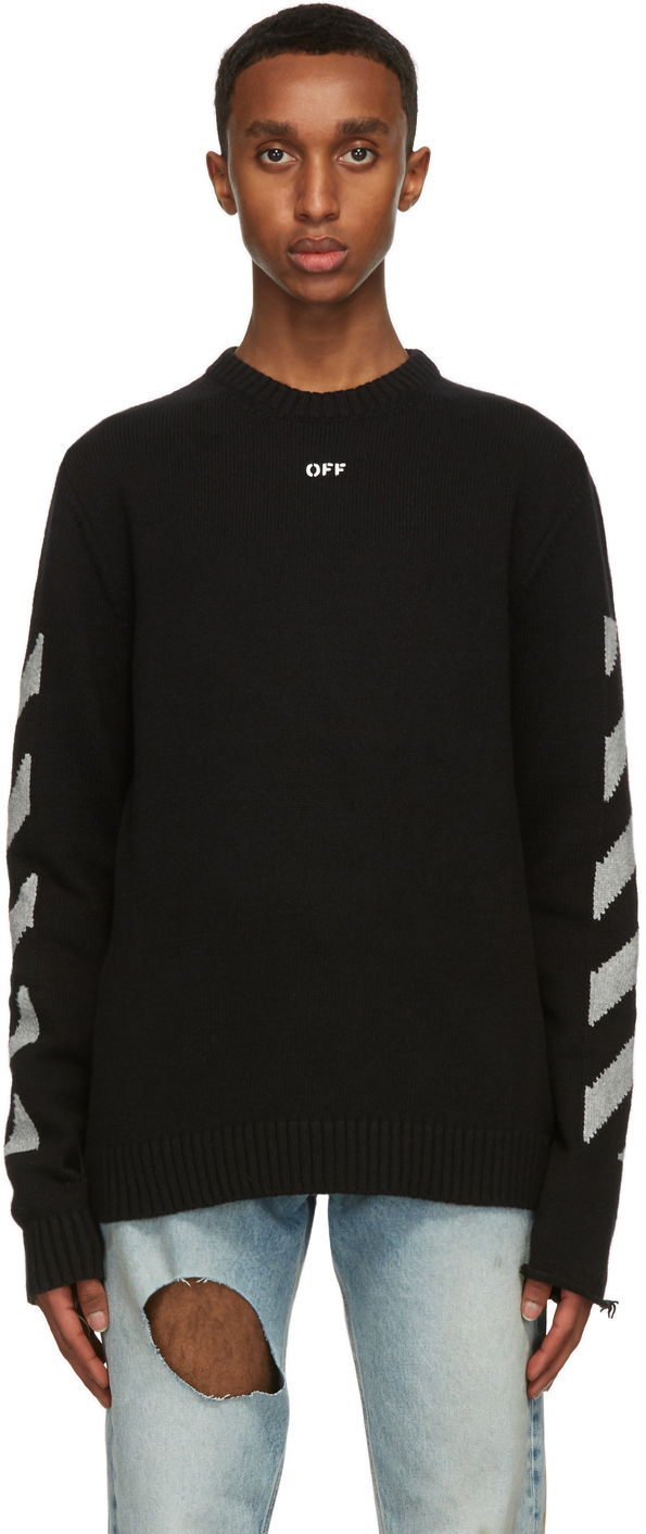 Off-White: Black Arrows Sweater | SSENSE Canada
