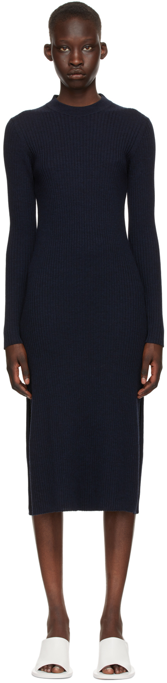 STUDIO NICHOLSON NAVY VICO DRESS