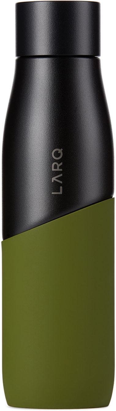 LARQ ブラック \u0026 グリーン  セルフクリーニング ボトル 710 ml