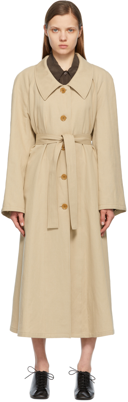 linen trench