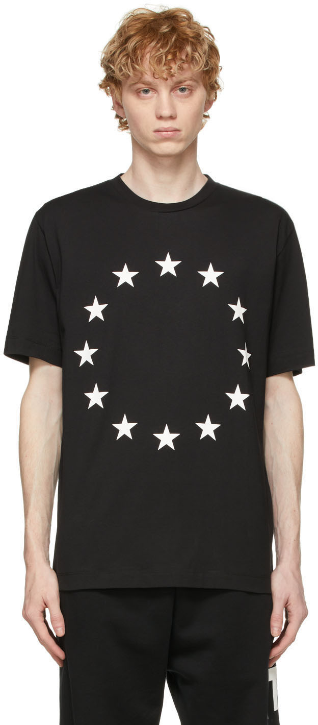 Études: Black Wonder Europa T-Shirt | SSENSE