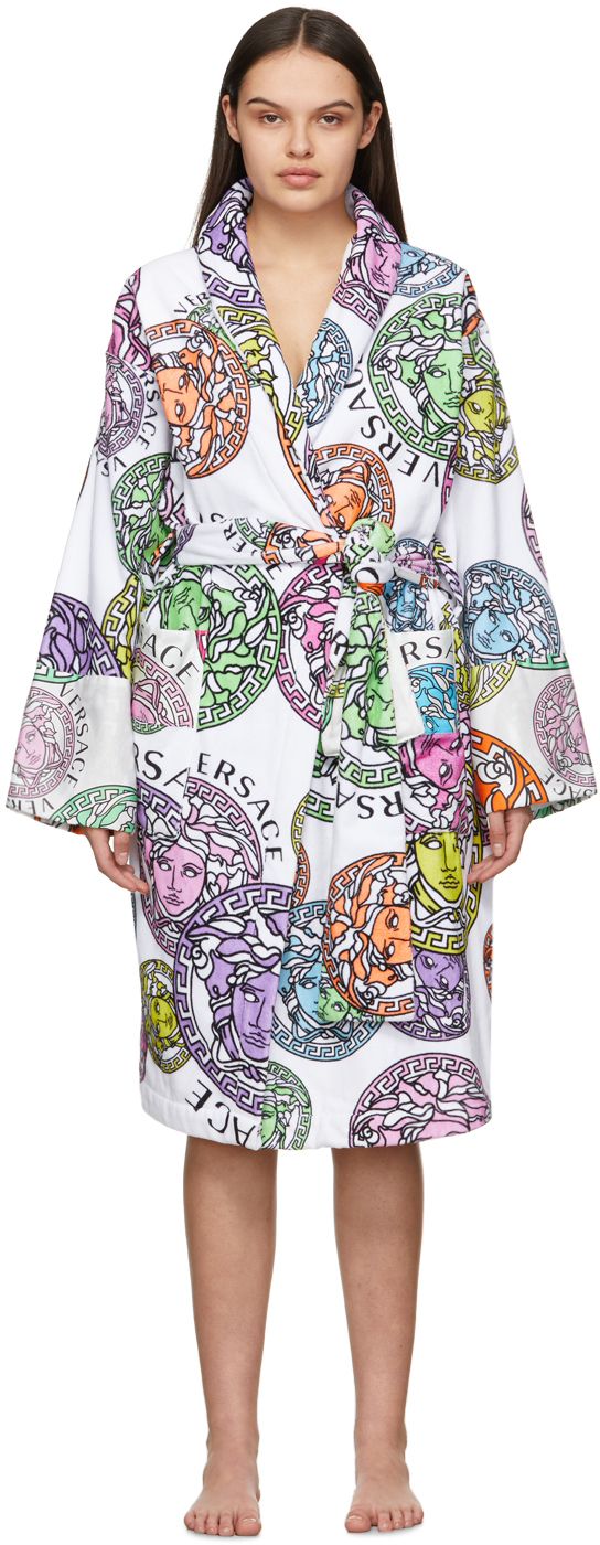peignoir versace multicolore