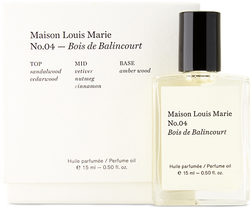 x3 Maison Louis Marie No 4 Bois de Balincourt Eau De Parfum