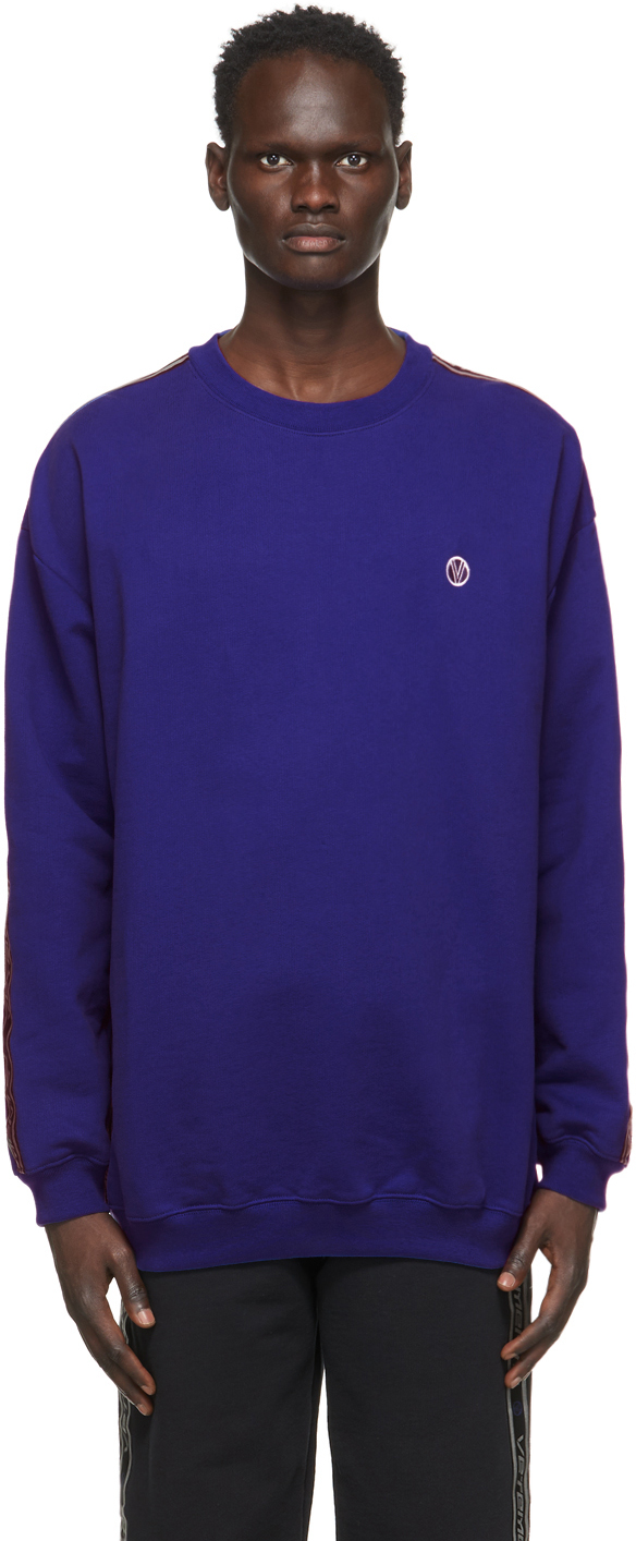 lacoste tonal tape crew sweatshirt