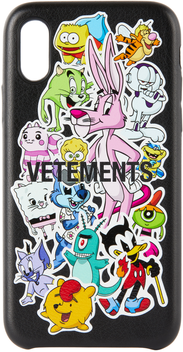 Black Monsters Stickers iPhone XS Case
