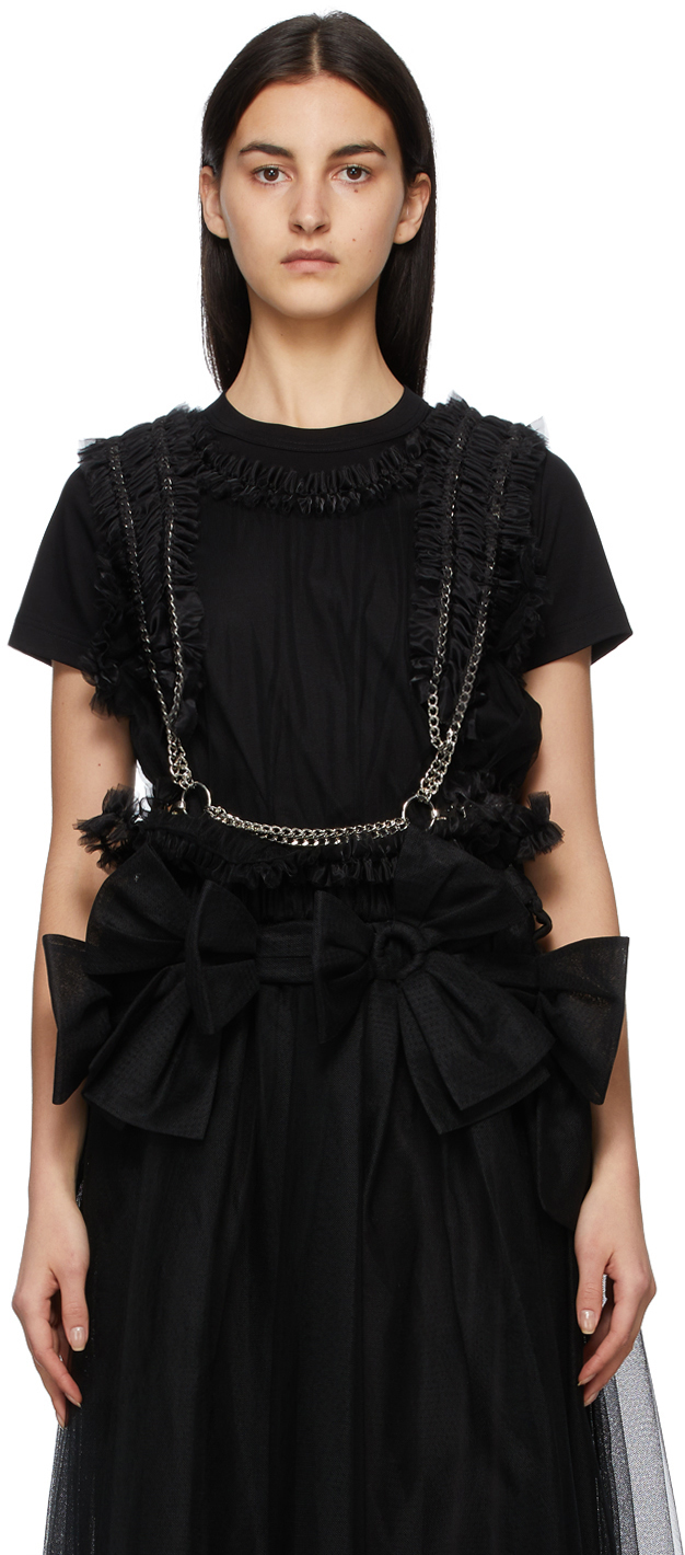 Noir Kei Ninomiya: Black Chain Harness | SSENSE UK