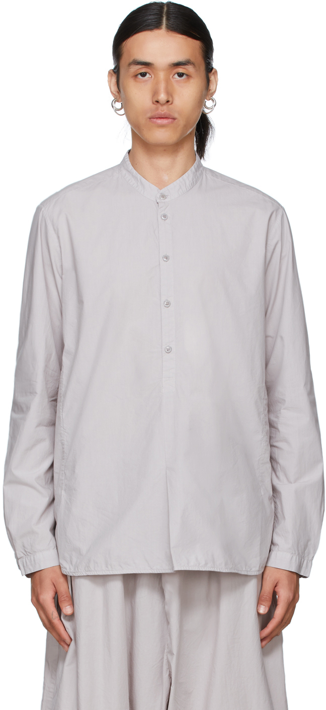 Toogood: Grey 'The Botanist' Shirt | SSENSE