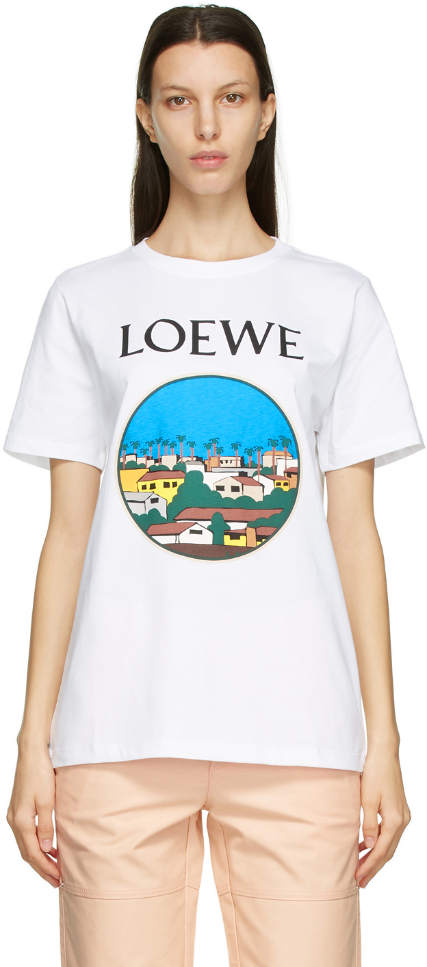 一流の品質 LOEWE Tシャツ - Tシャツ/カットソー(半袖/袖なし) - www 