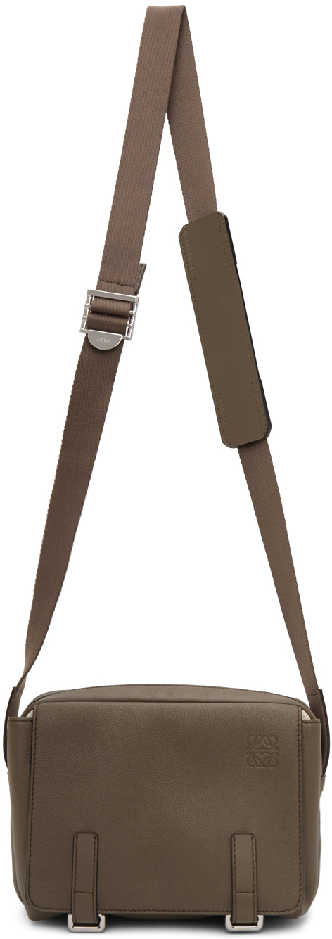 Loewe: Brown XS Military Messenger Bag 