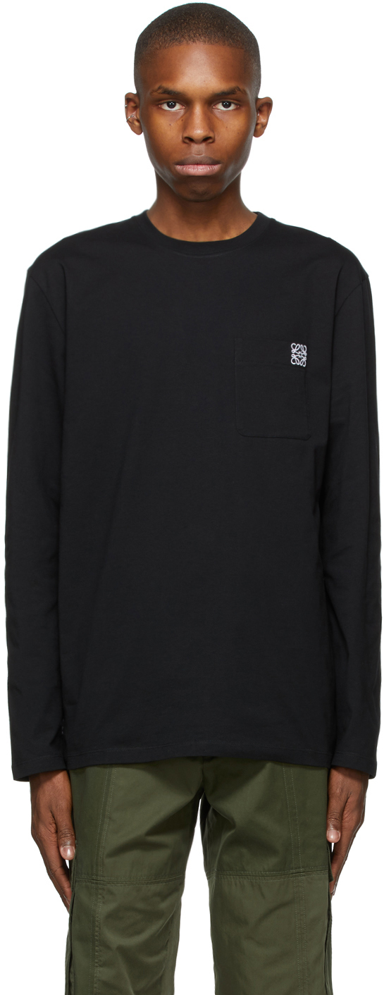 Loewe Black Anagram Long Sleeve T-Shirt