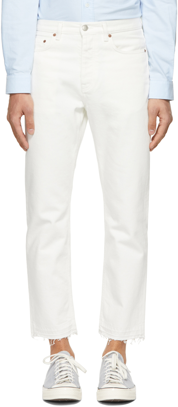 Harmony: White Dorion Jeans | SSENSE