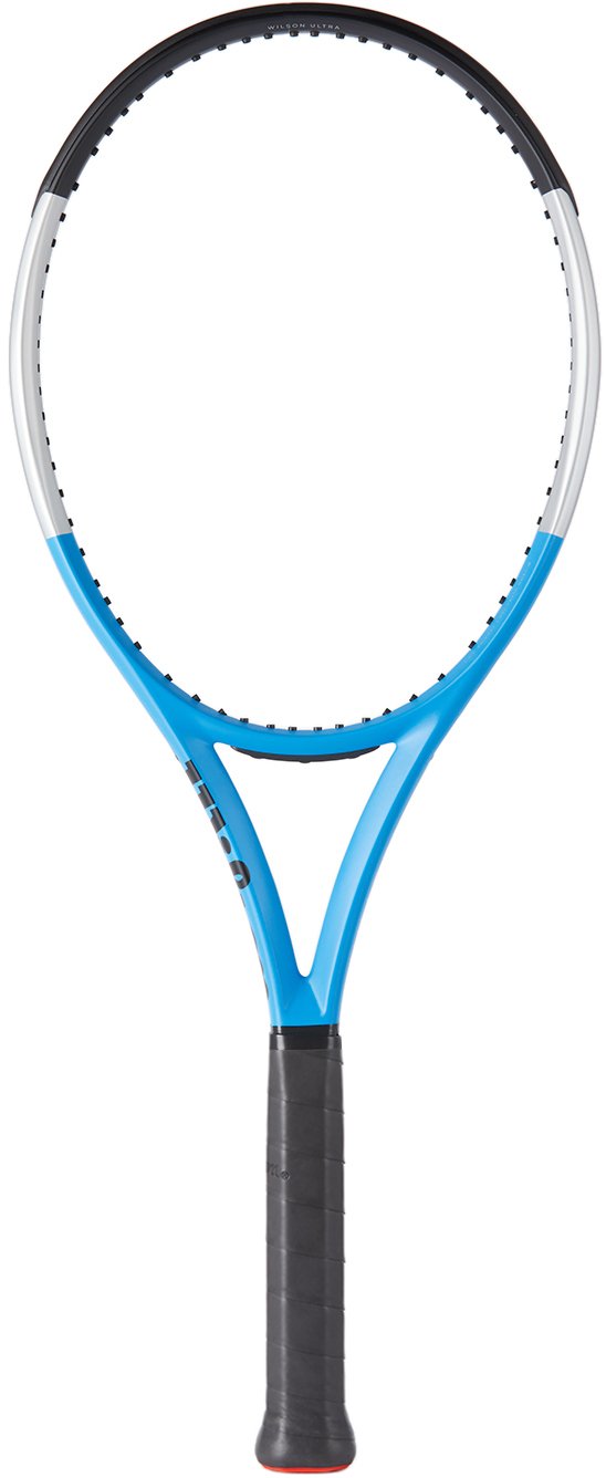 Wilson Blue Grey Ultra 100 V3 Reverse Tennis Racket