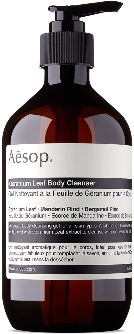 Geranium Leaf Body Cleanser, 500 mL