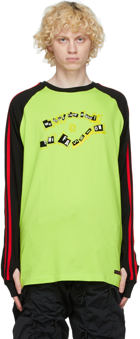 99 IS 99% IS Black & Yellow Raglan Long Sleeve T-Shirt