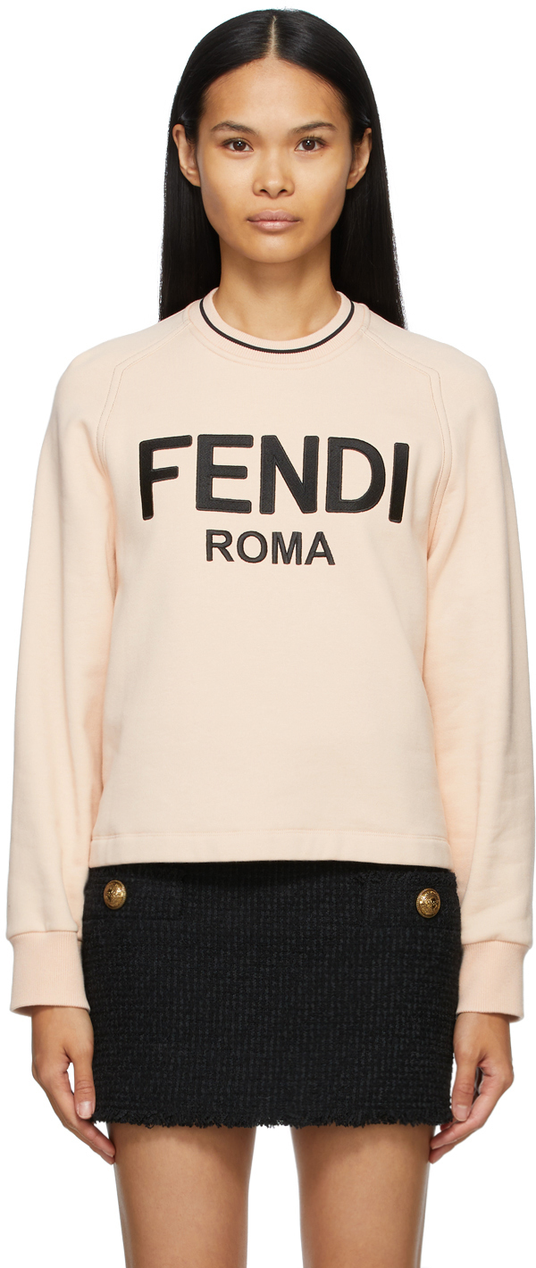 Fendi Pink Logo Sweatshirt