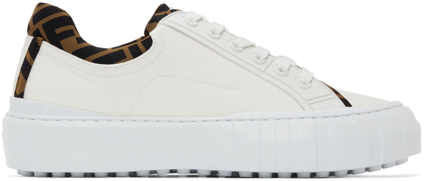 fendi force canvas sneaker
